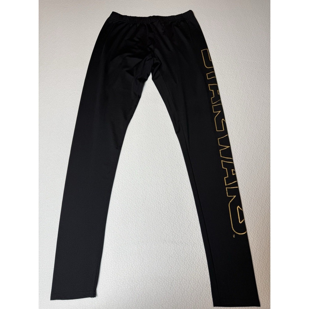 Star Wars Black Leggings‎ Size M Graphic Logo Stretch Pants